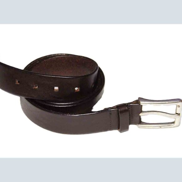 To Boot New York Leather Dress Belt Adam Derrick BROWN Men's Size 40 - Picture 2 of 2